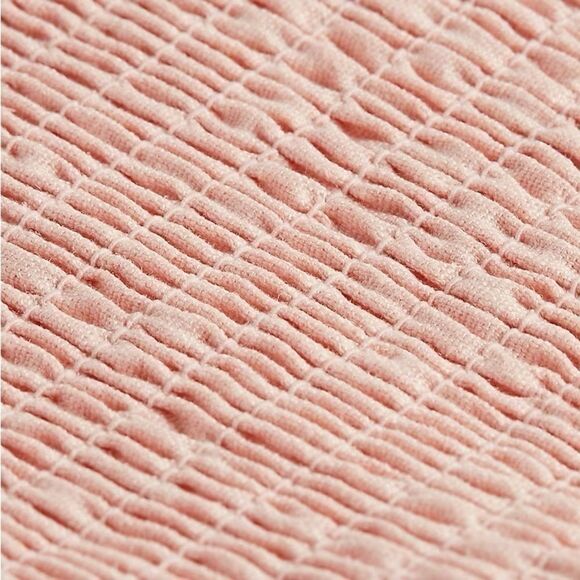 Linen-Blend Tie Front Bandeau Top - nwt - Picture 2 of 4